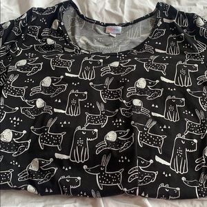 LulaRoe 3X Perfect Tee worn once